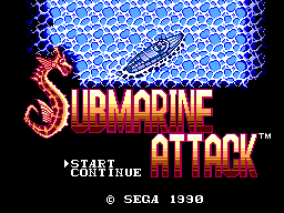 Submarine Attack Title Screen